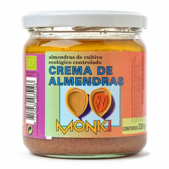 CREMA DE ALMENDRAS tostadas  330gr. BIO