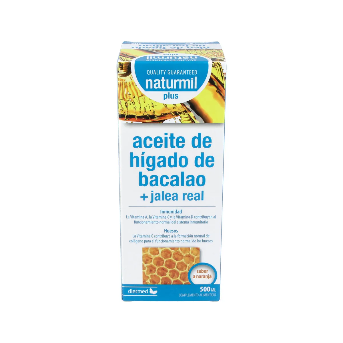Aceite De Hígado Bacalao + Jalea Real Plus (500 ml) Naturmil - Dietmed