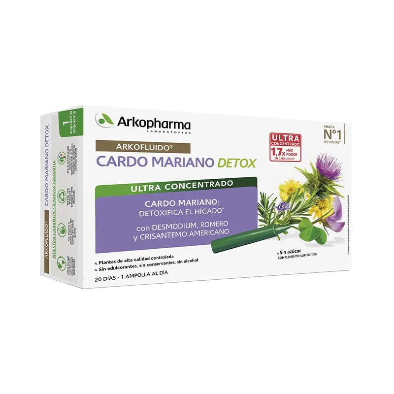 ARKOFLUIDO CARDO MARIANO DETOX