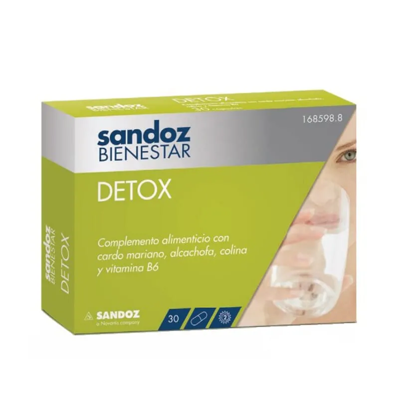 Sandoz Bienestar Detox 30 Caps