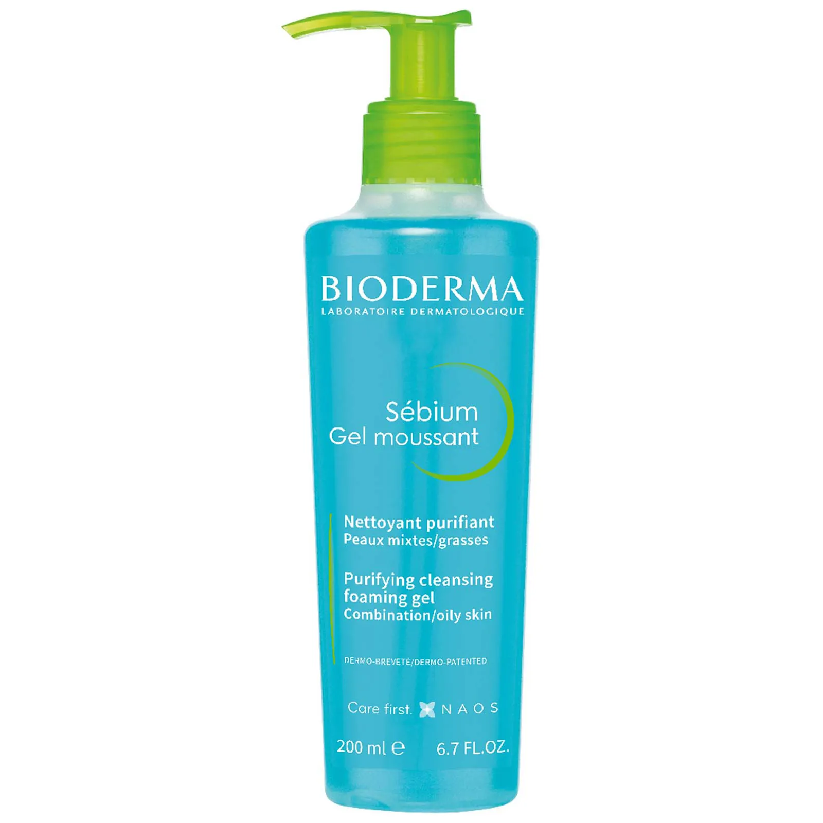 Bioderma Sebium Gel moussant Gel espumoso limpiador purificante Piel mixta a grasa