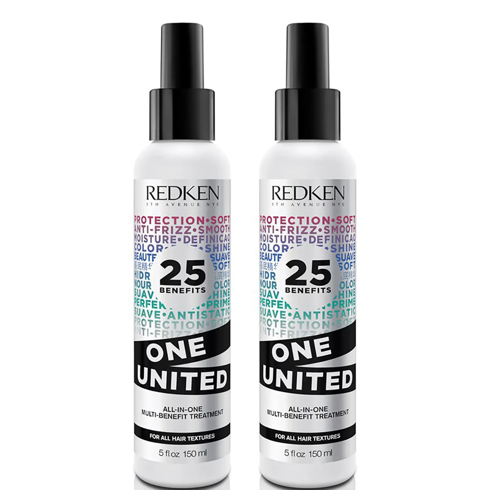 Dúo de tratamientos multibeneficios One United de Redken (2 x 150 ml)