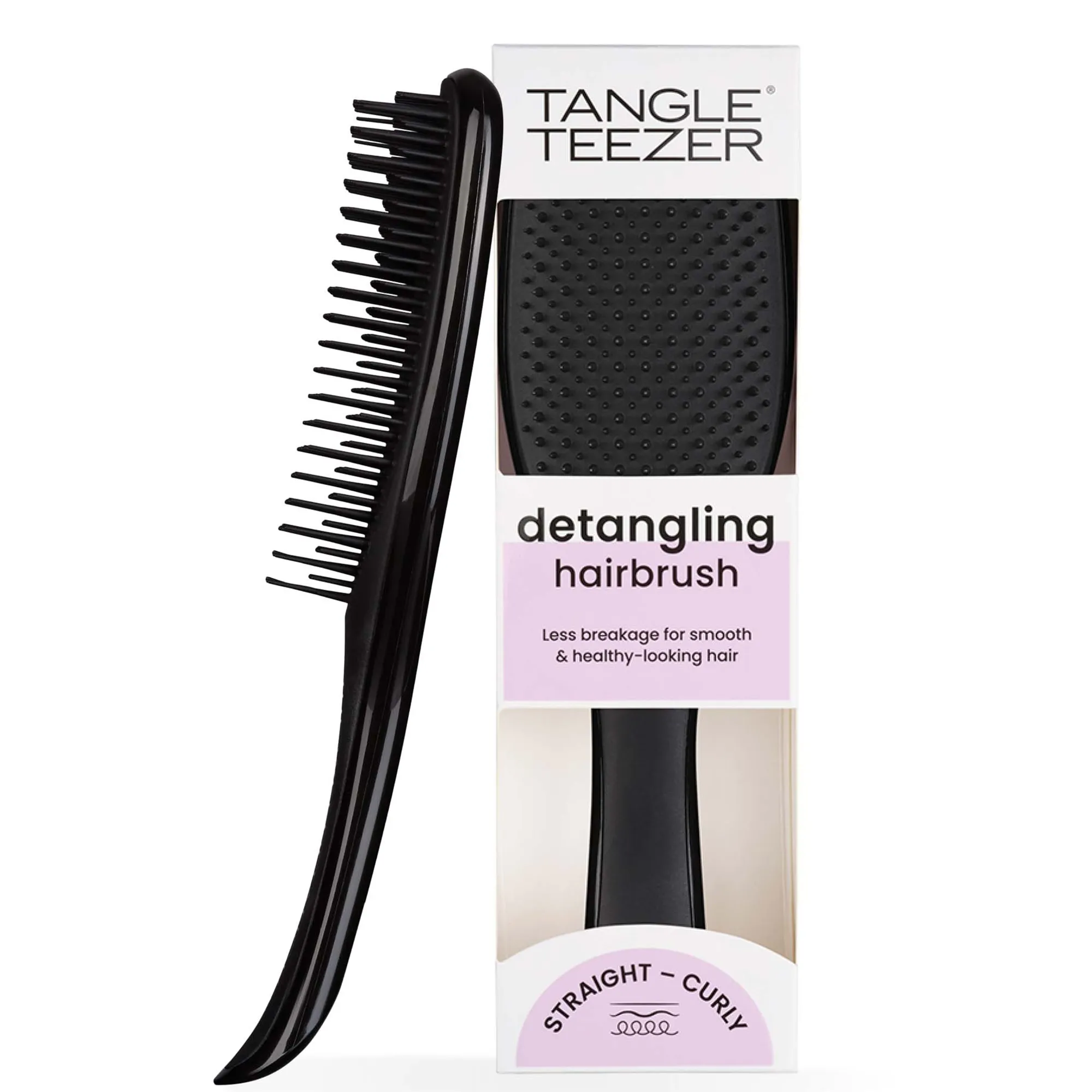 Cepillo para el pelo The Wet Detangler de Tangle Teezer - Negro Regaliz