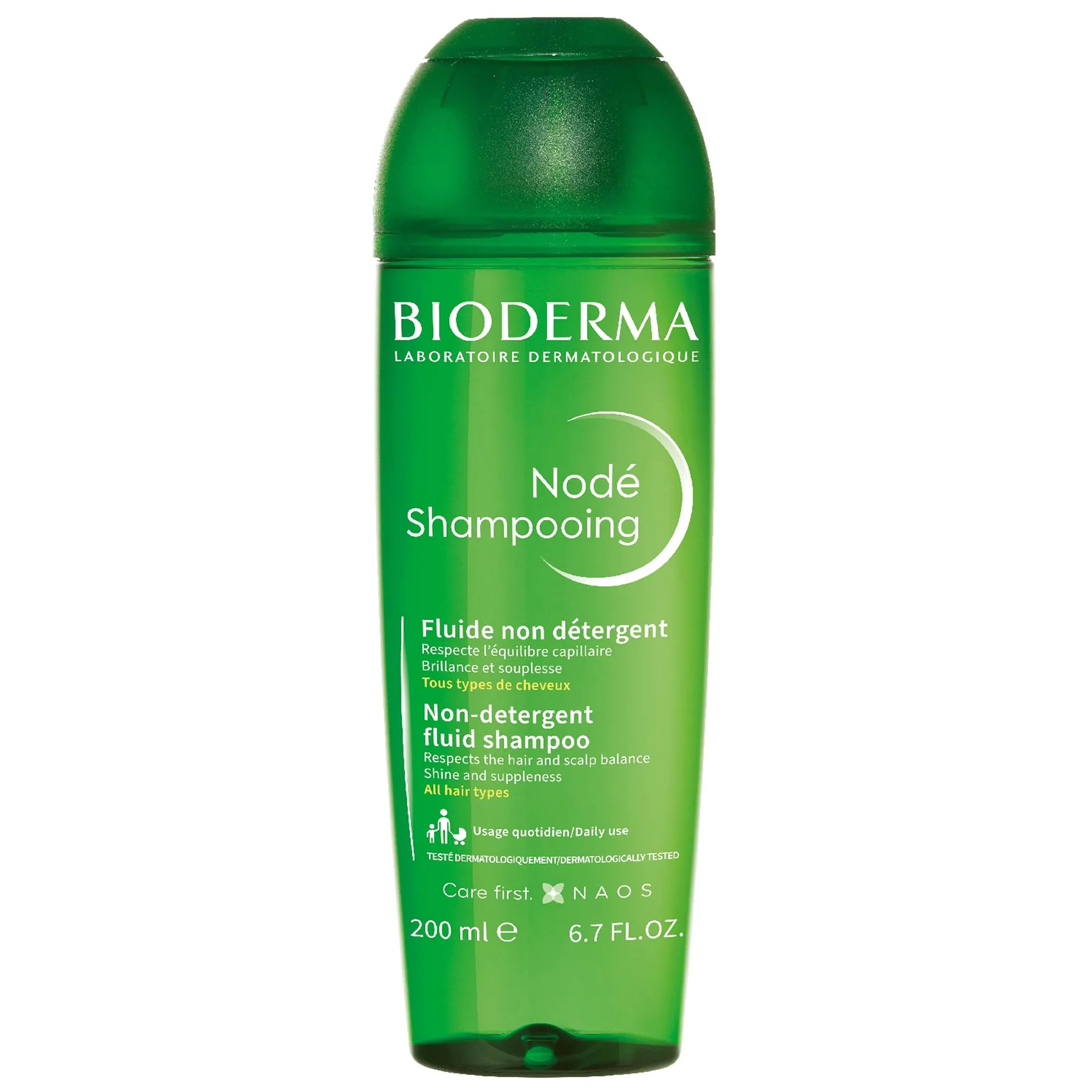 Bioderma Node Shampooing fluide Champú suave que respeta la capa hidrolipídica Cabello normal