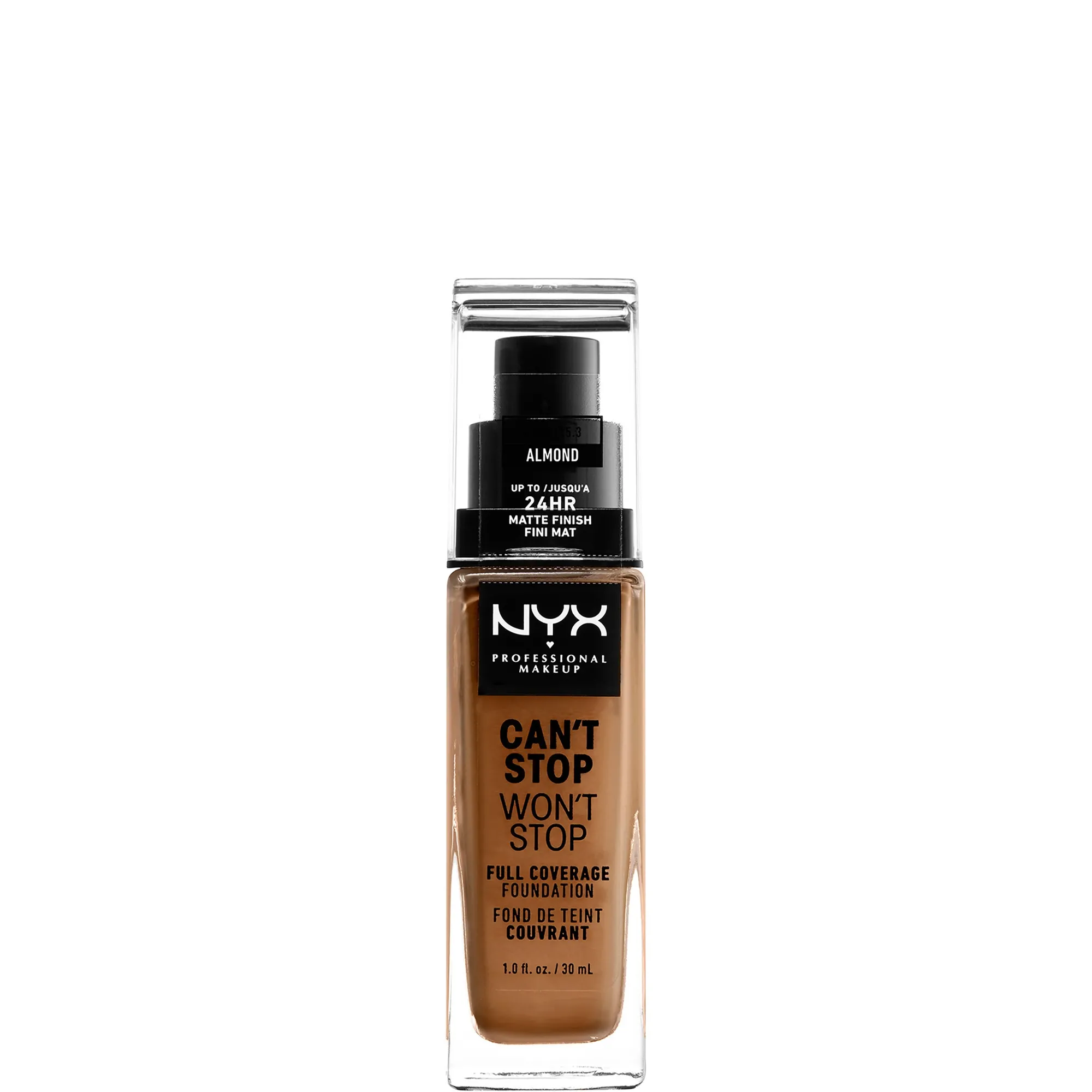 Base de maquillaje Can't Stop Won't Stop 24 Hour de NYX Professional Makeup (varios tonos)