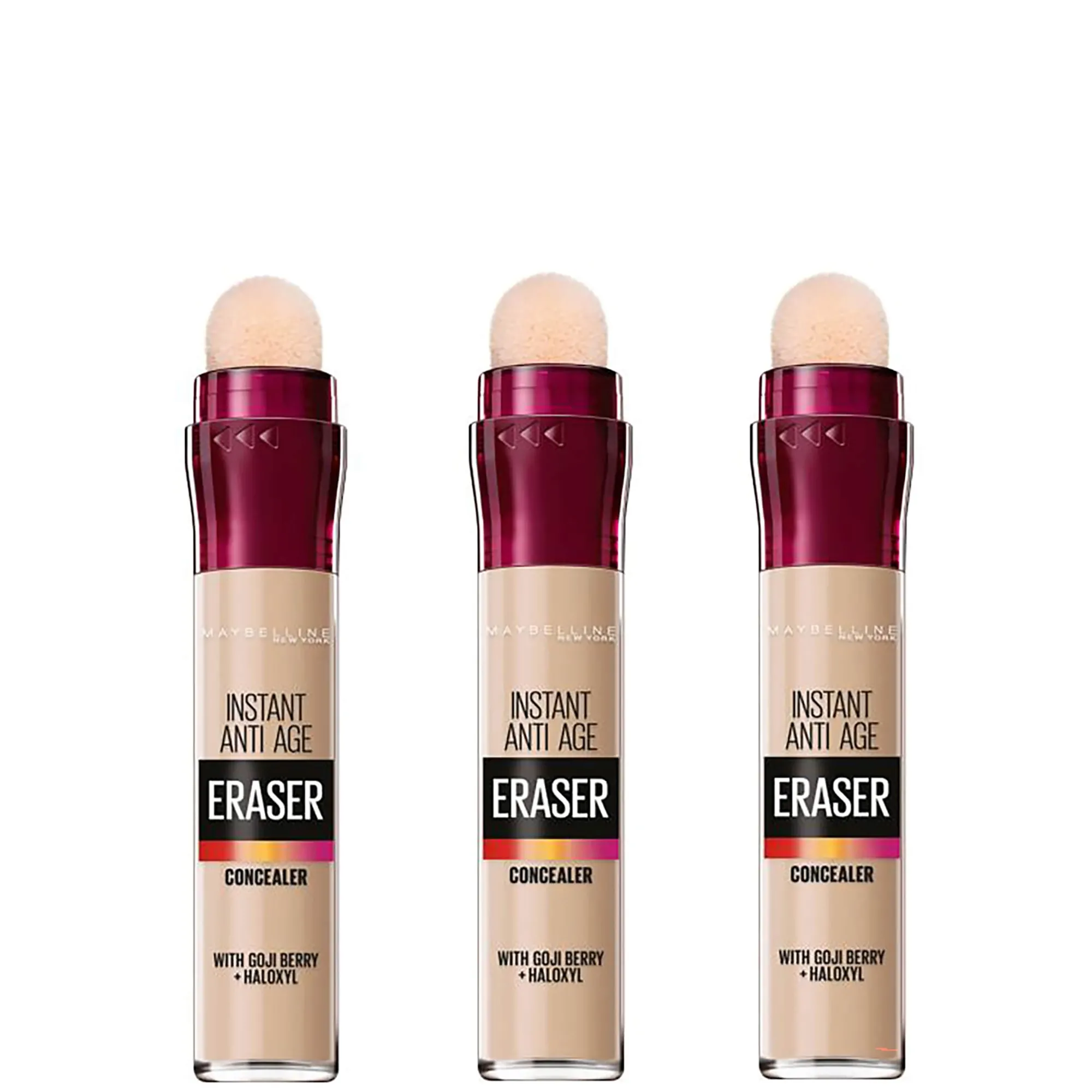 Maybelline Eraser Eye Concealer Light x 3