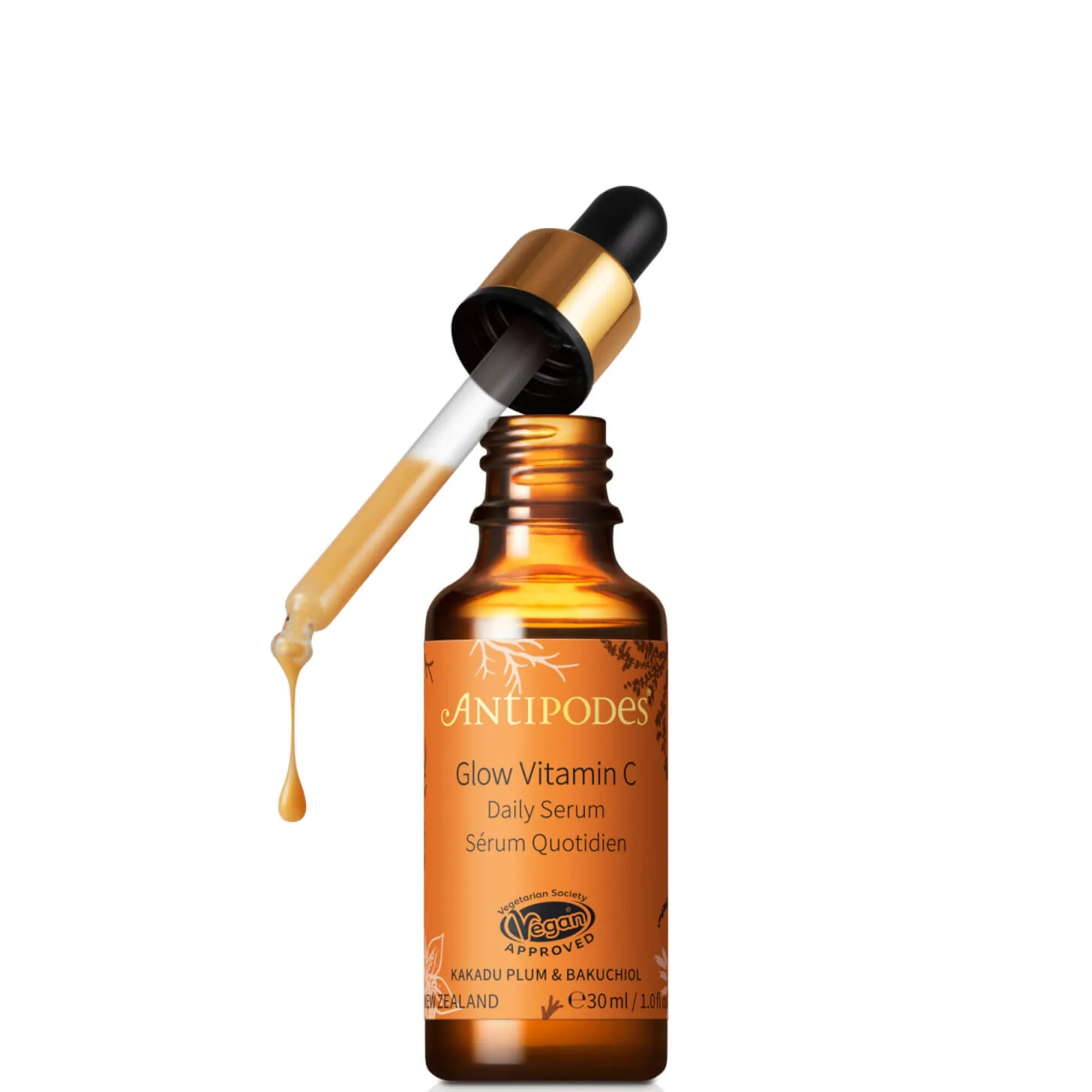 Antipodes Glow Ritual Suero de Vitamina C con Ácido Hialurónico Vegetal 30ml