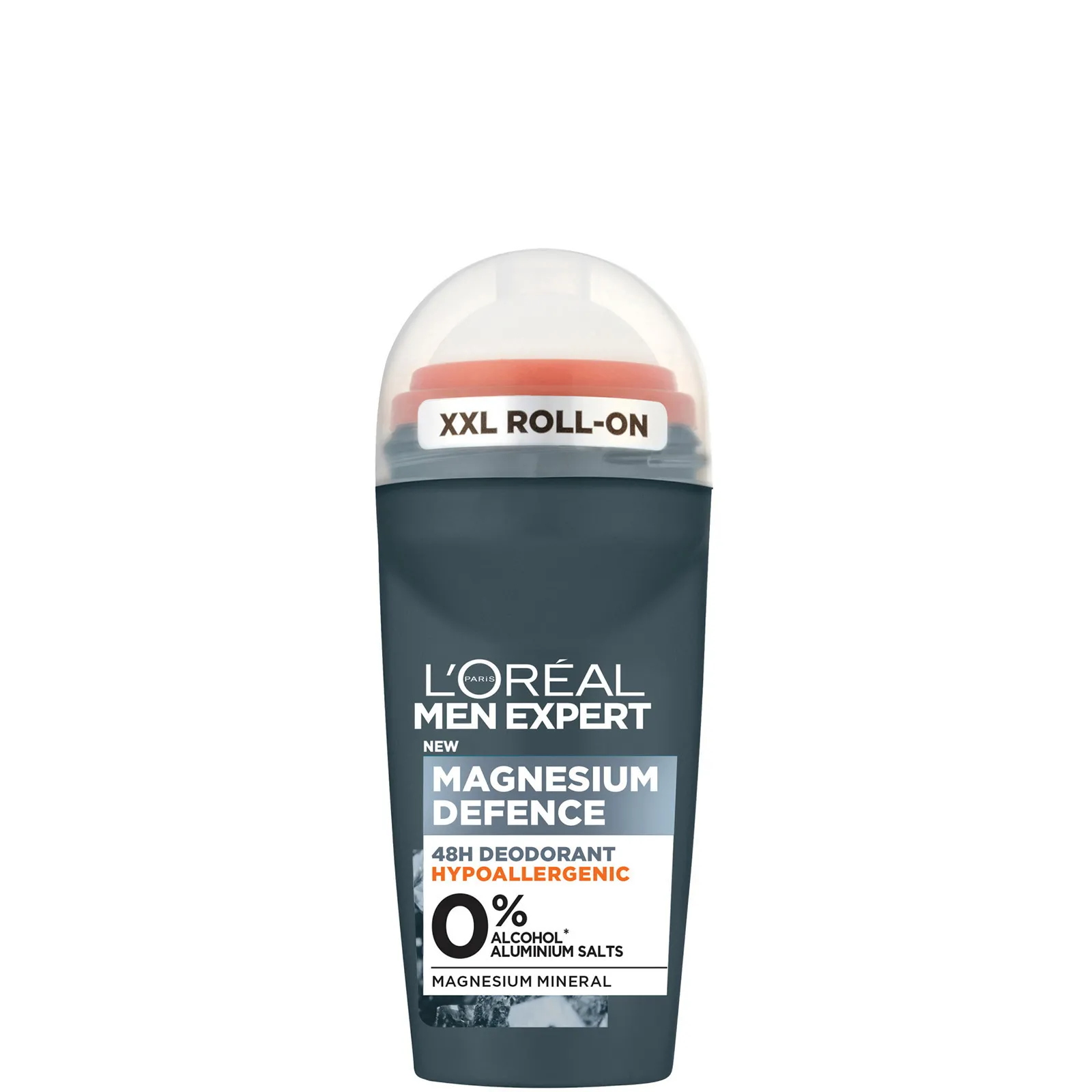 Desodorante roll-on hipoalergénico 48 horas Magnesium Defence de L'Oréal Paris Men Expert 50 ml