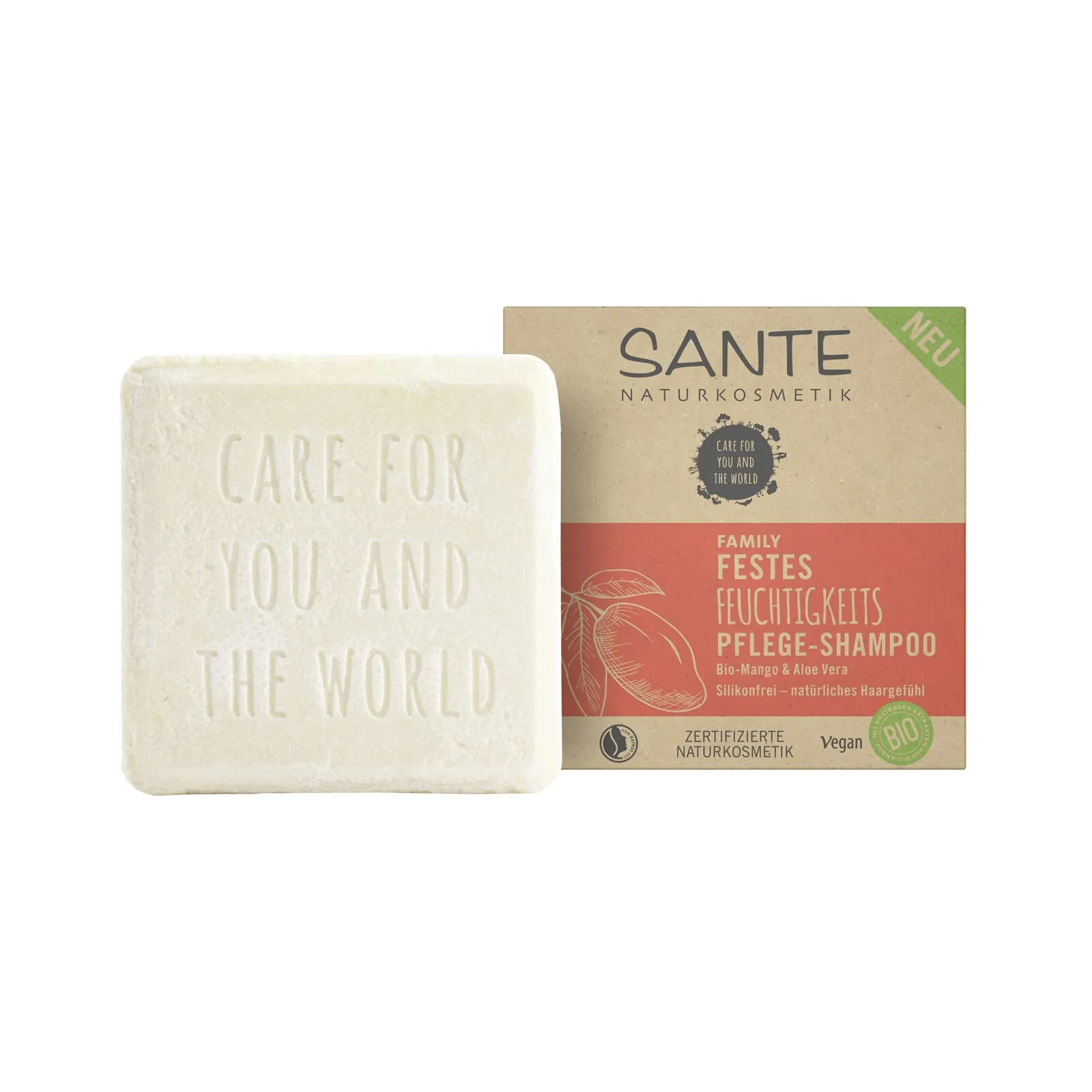 Champú Solido Hidratante Mango Aloe Vera Bio 60 ml