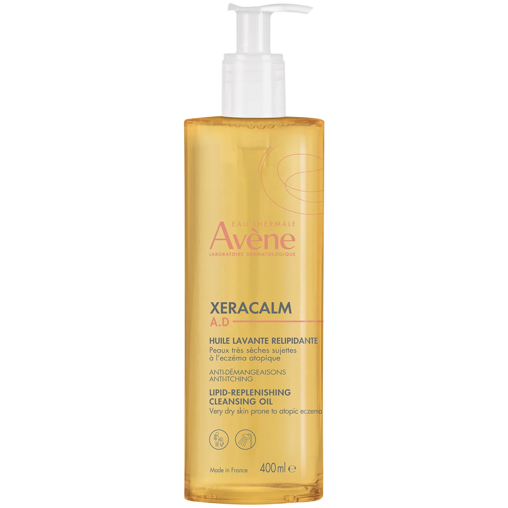 Avène XeraCalm A.D Lipid-Replenishing Cleansing Oil for Dry, Itchy Skin 400ml