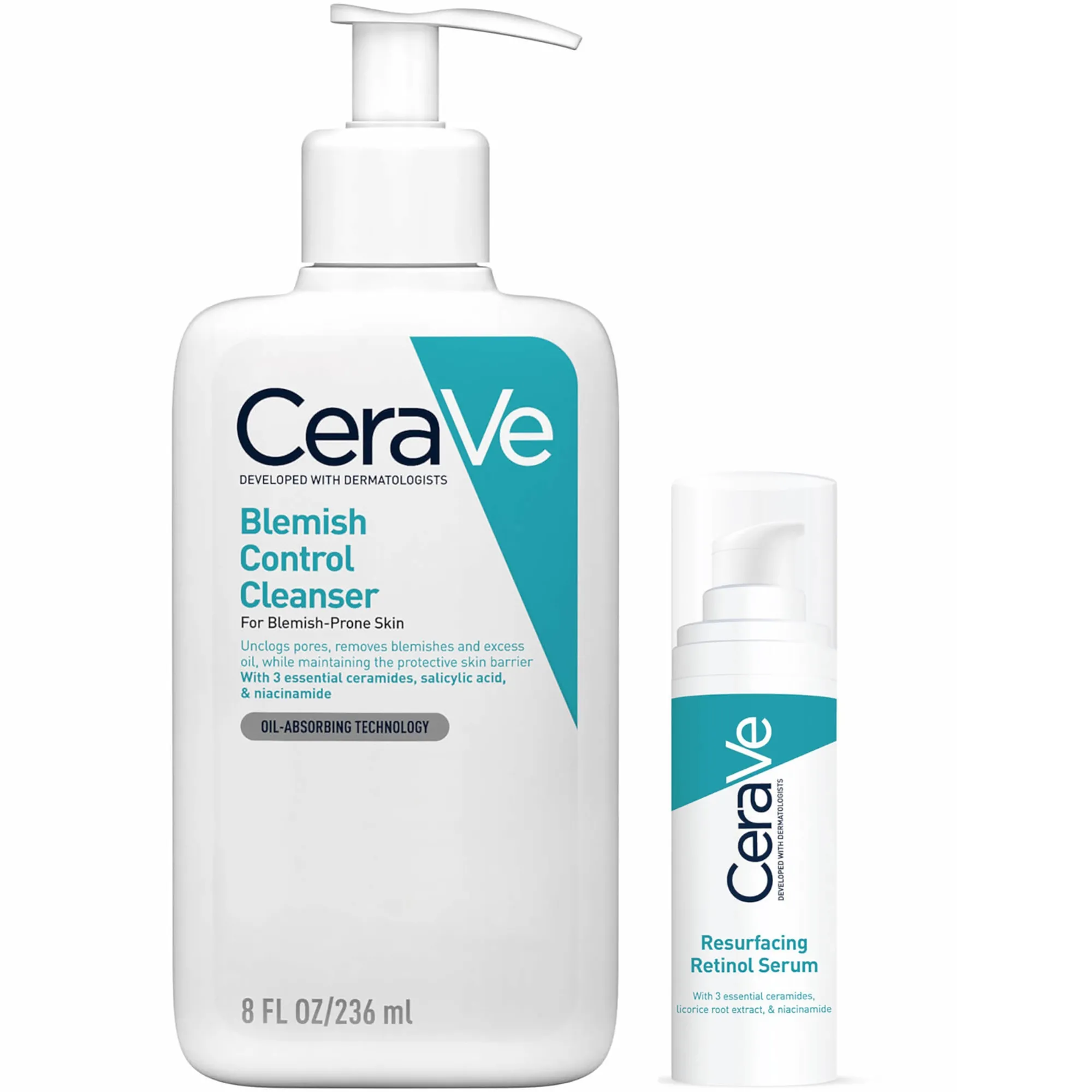 CeraVe Cleanse and Smooth Duo para pieles con manchas