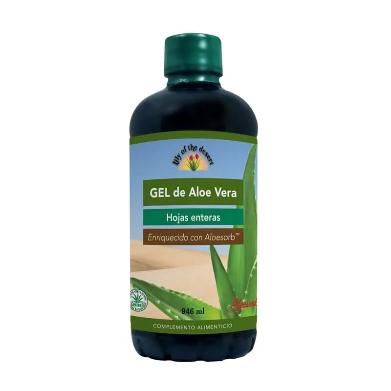 Gel Aloe Vera (99,5%) Hoja Entera 946 ml