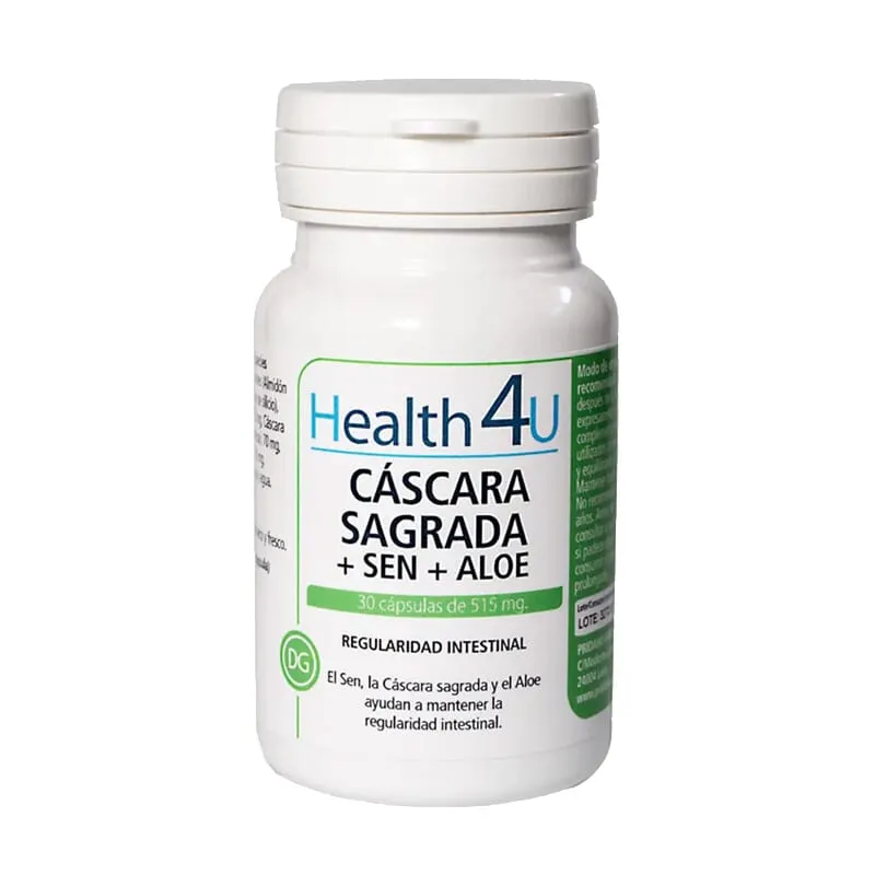 H4U Cáscara Sagrada + Sen + Aloe 30 Caps