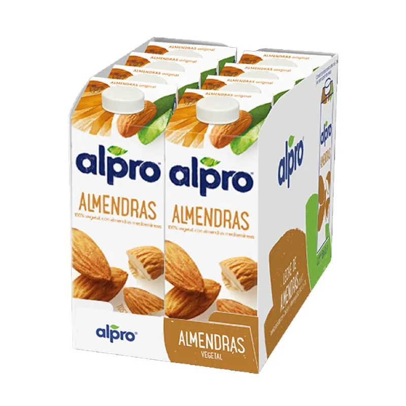 Bebida Vegetal De Almendras 8 Uds 1 L