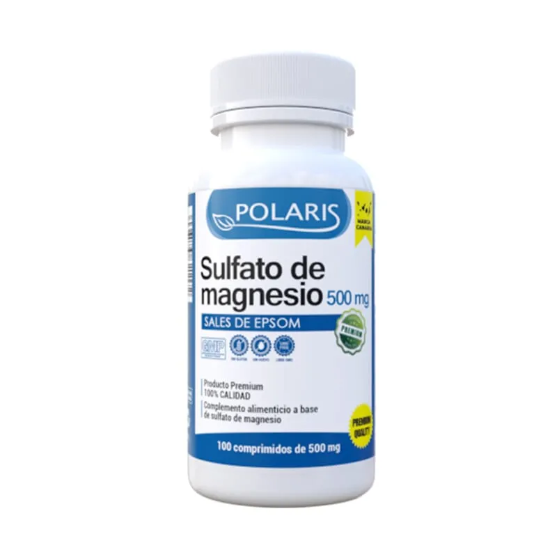 Sulfato De Magnesio 500 mg 100 Tabs