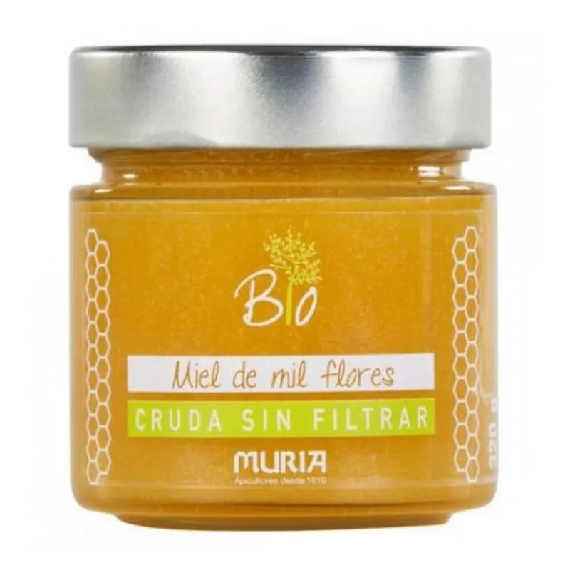 Miel De Flores Cruda Sin Filtrar Eco 320g