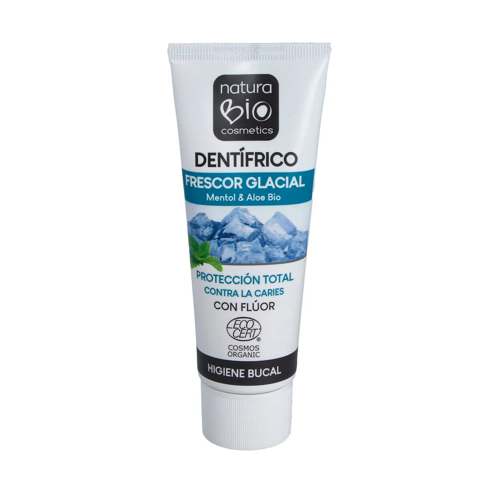 Dentífrico Frescor Glacial Con Flúor Aloe Mentol 75 ml
