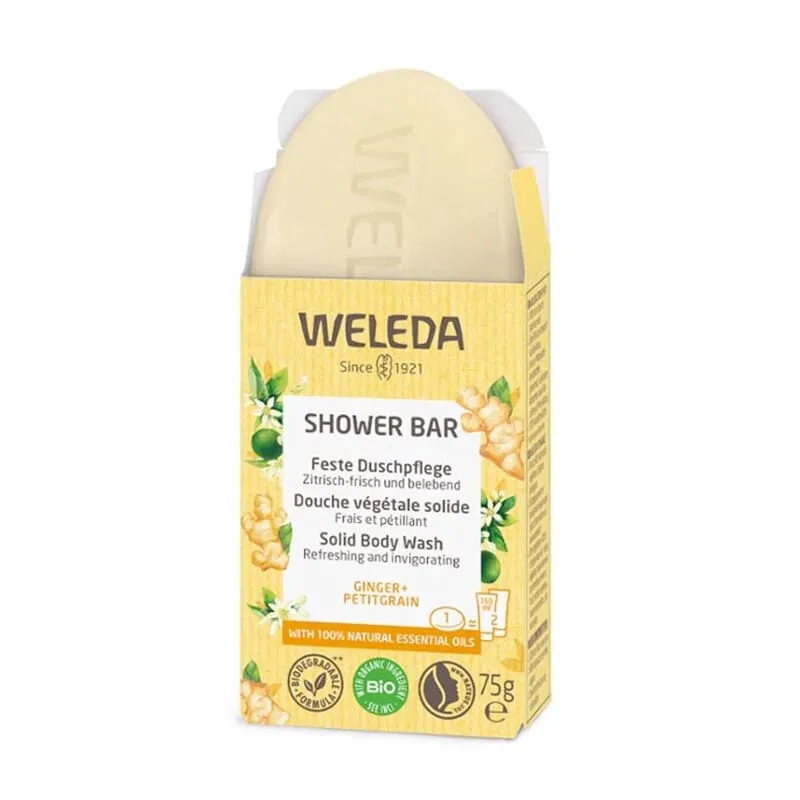 Jabón De Ducha Sólido Jengibre + Petitgrain 75g