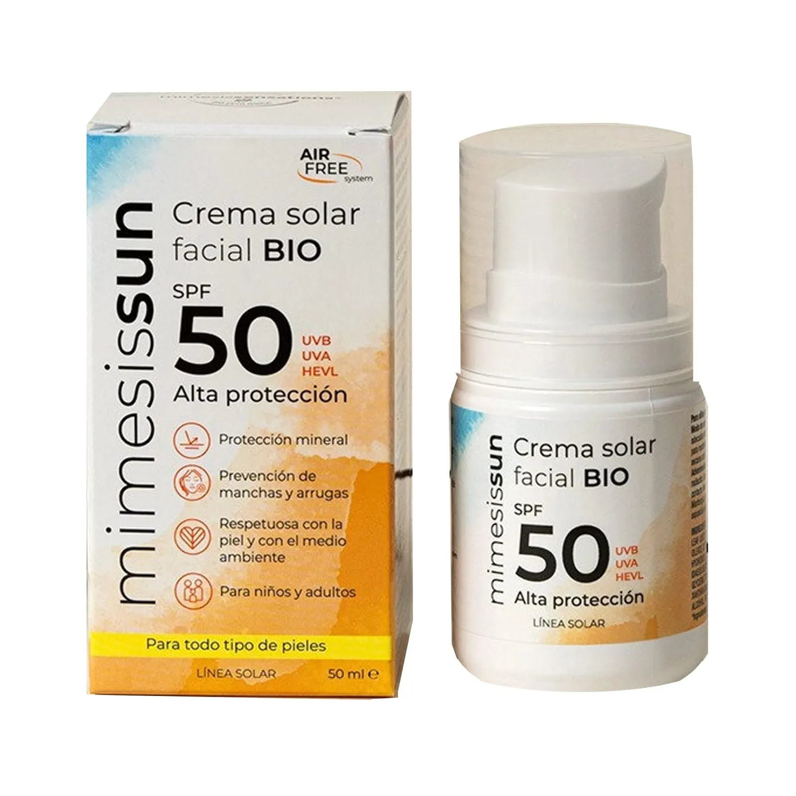 Mimesissum Crema Solar Facial Bio SPF50 50 ml