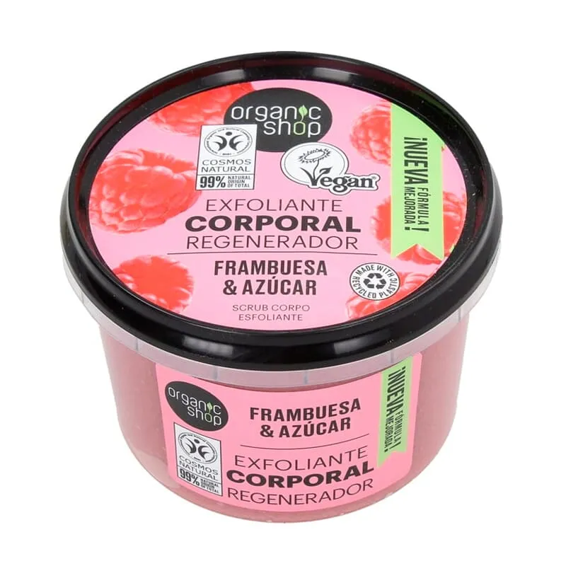 Exfoliante Corporal Regenerador Frambuesa Y Azúcar 250 ml