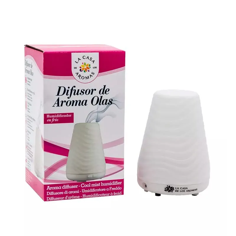 Difusor De Aroma Olas Humidificador En Frío