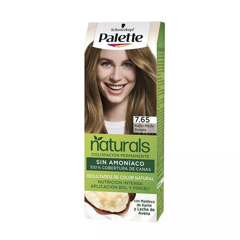 Palette Natural Tinte #7 65-Rubio Medio Dorado