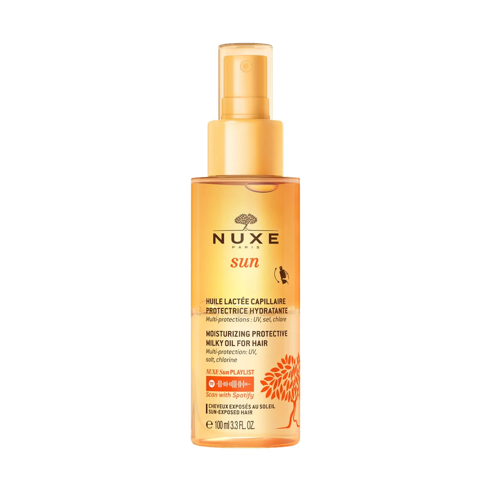 Nuxe Sun Huile Lactée Capilar Protección Hidratante 100 ml