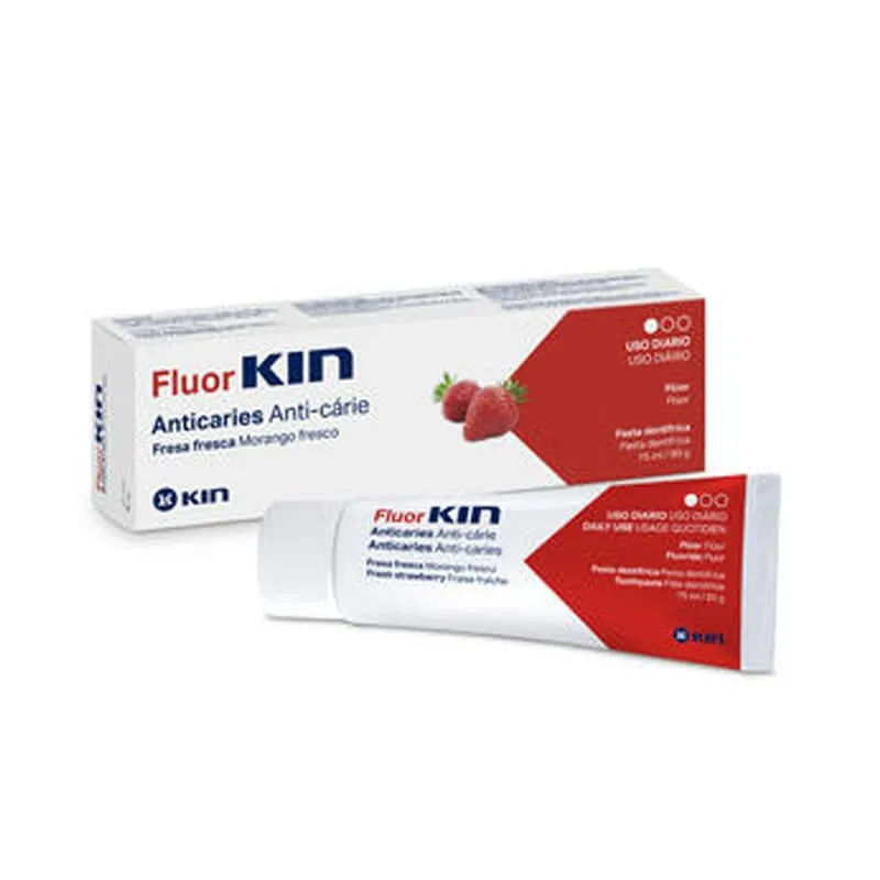 Fluor Kin Anticaries Pasta Dentífrica Fresa 75ml