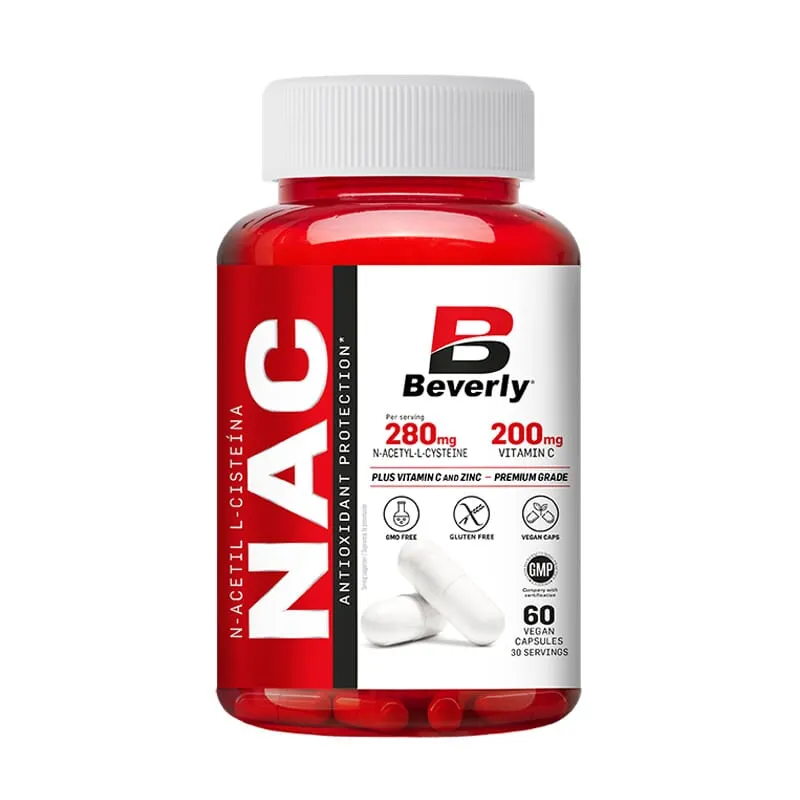 NAC N-Acetil L-Cisteína Vit C 60 VCaps