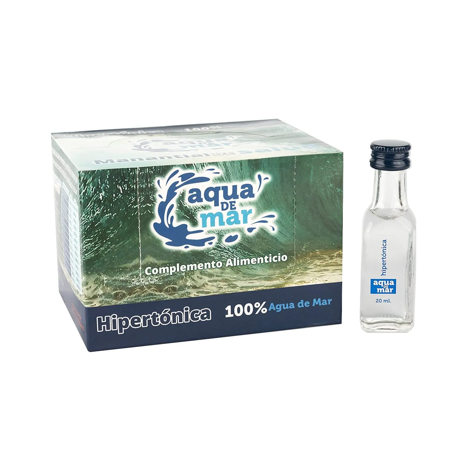 Agua De Mar Hipertónica 20 Uds 20 ml