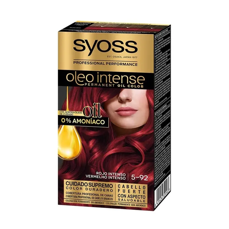 Oleo Intense Tinte Sin Amoniaco #5.92 Rojo Intenso