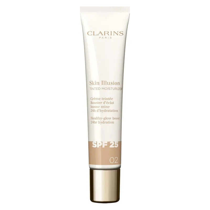 Clarins Skin Illusion Spf25 - Tinted Cream 02 Moisturizing (40 Ml)