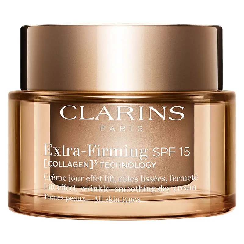 Clarins Extra-Firming Spf 15 [Collagen]³ All Skin Types 50 Ml