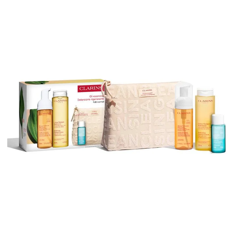 Clarins The Essentials Regenerating Cleansing Set Normal Skin