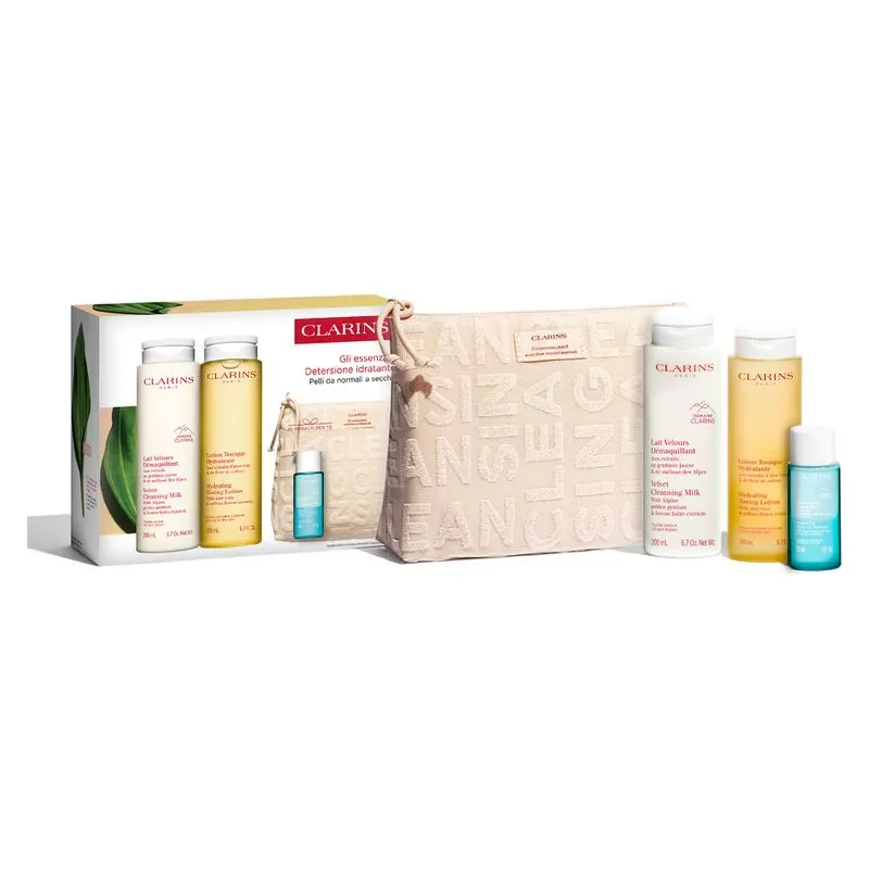 Clarins The Essentials Set Hydrating Cleansing Normal to Dry Skin