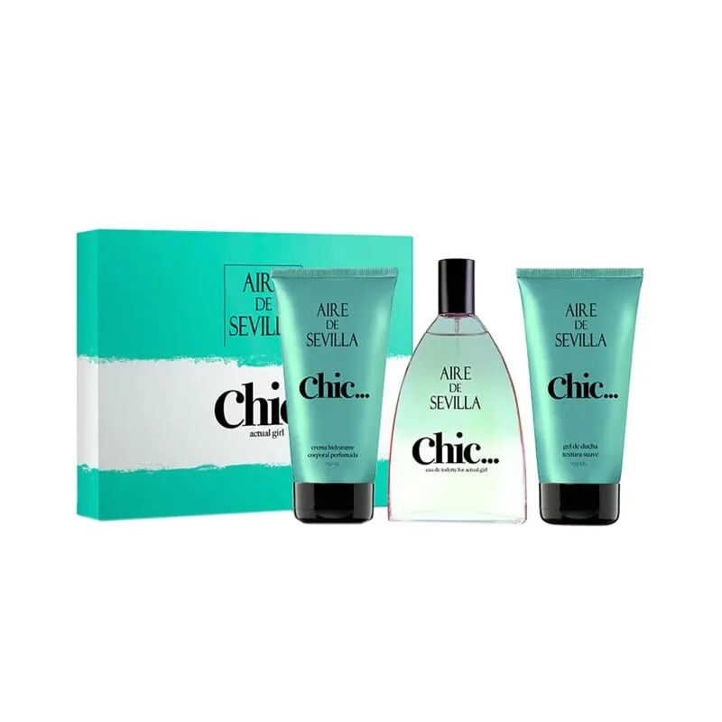 Aire Sevilla Chic... Edt 150 Ml + Crema Corporal + Gel Ducha