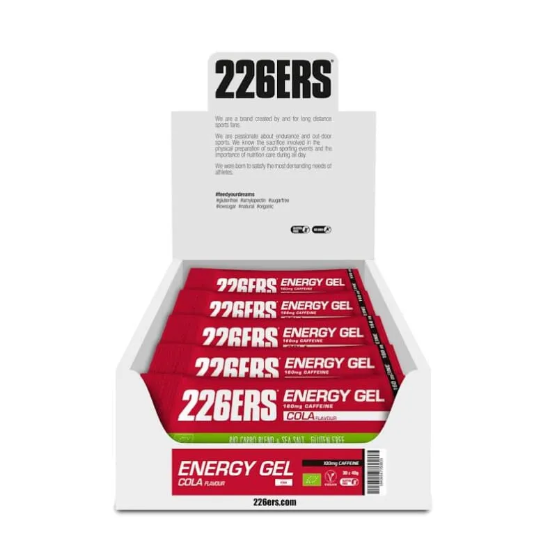 Energy Gel Bio Caffeine 30 Gelesx40g