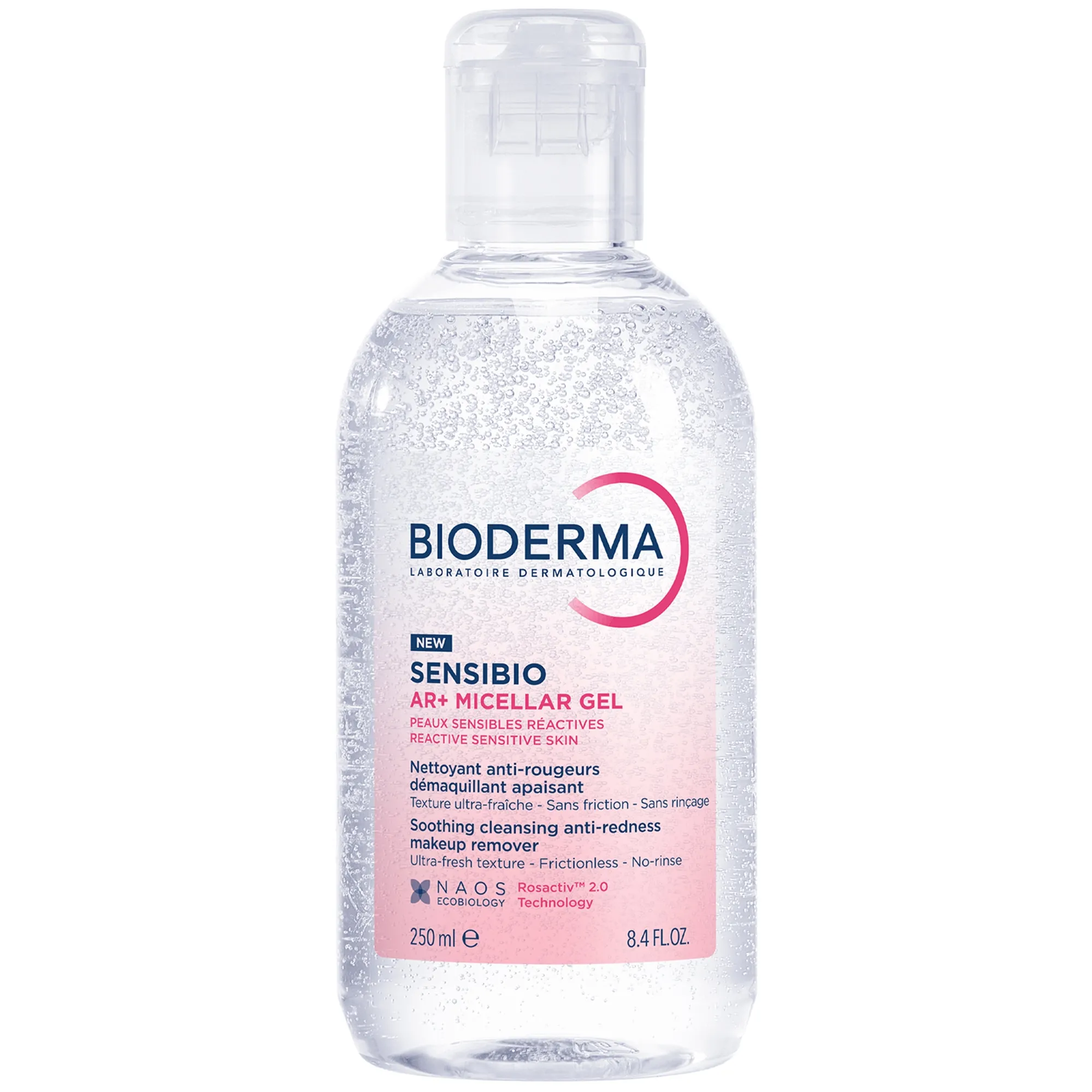 Bioderma Sensibio Micellar Gel Soothing Cleansing Anti-Redness Makeup Remover 250ml