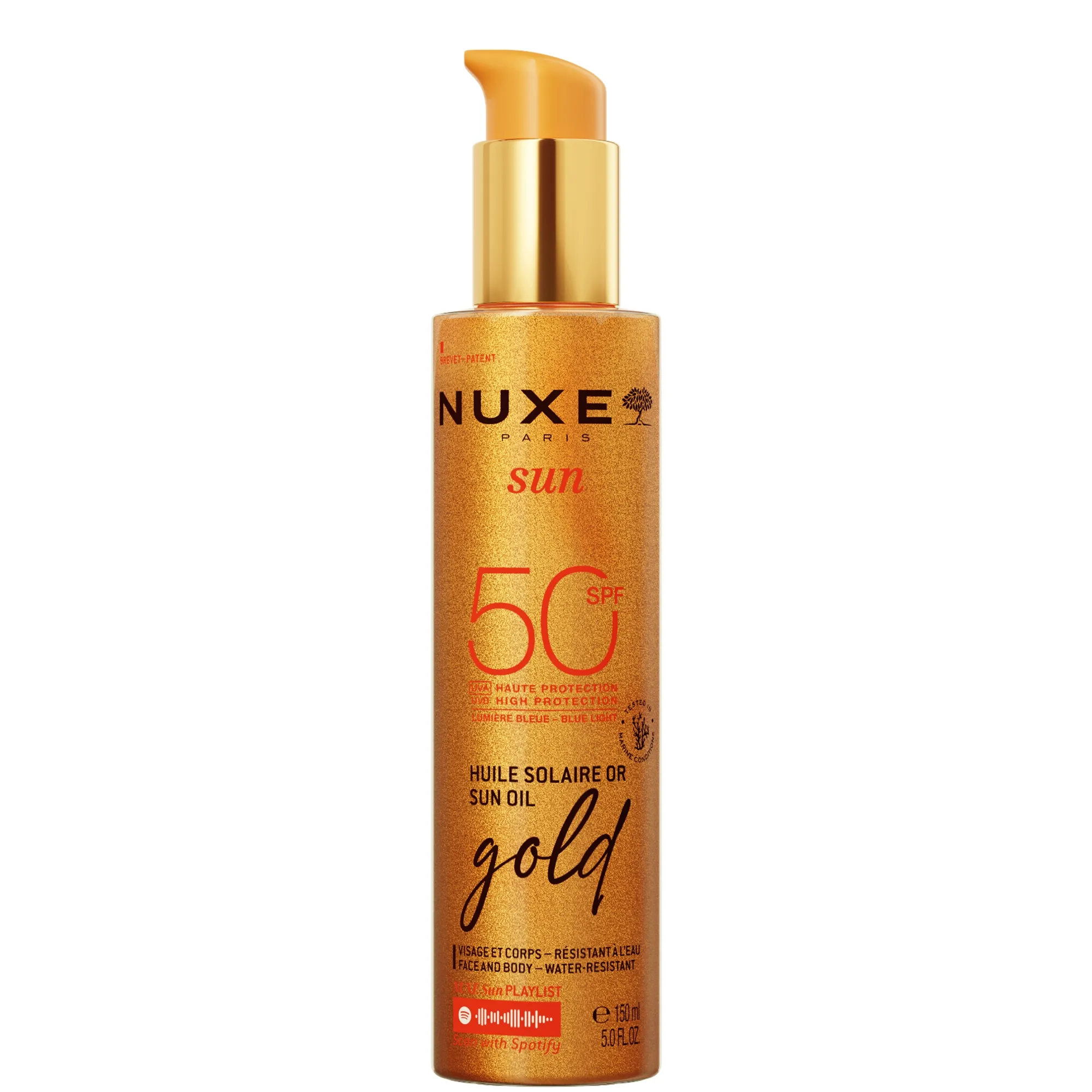 Nuxe Sun Oil Shimmering Gold SPF 50 150ml