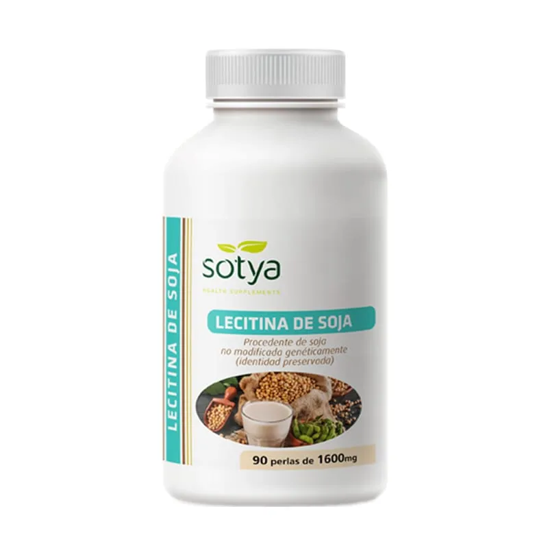Lecitina de Soja 1600mg 90 Perlas