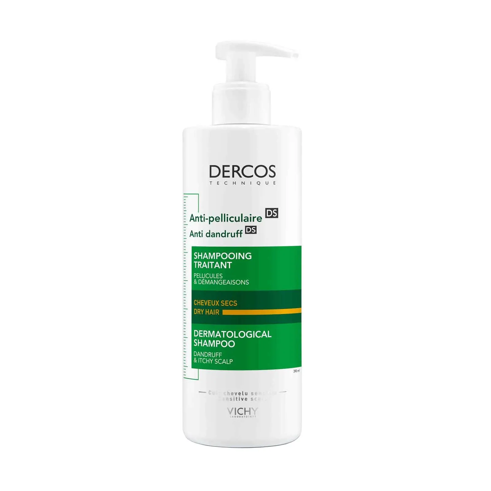 Vichy Dercos Champú Anticaspa Cabello Seco 390 ml
