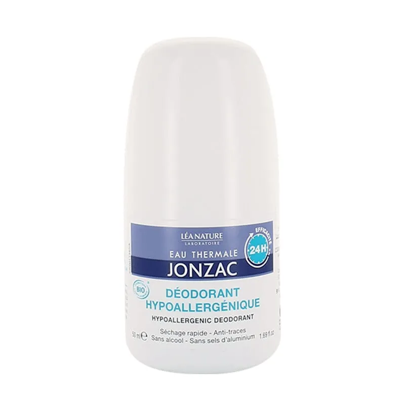 Jonzac Rehydrate Desodorante Hipoalergénico 24H Roll-on 50ml