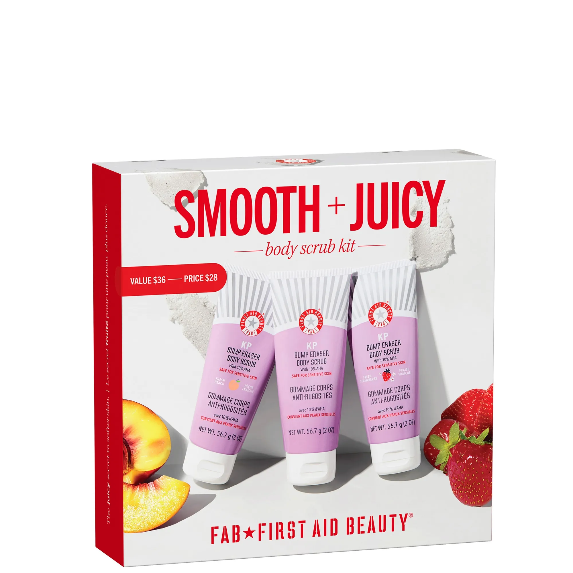 First Aid Beauty Smooth + Juicy Scrub Kit