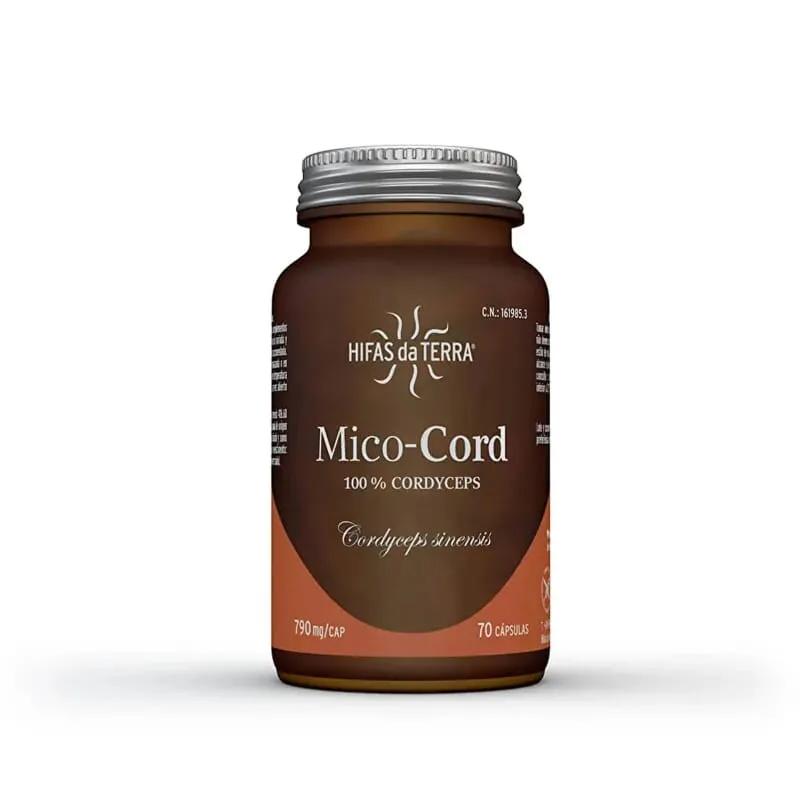 Cordiceps Mico Cord Sin Gluten Vegan 70 Caps