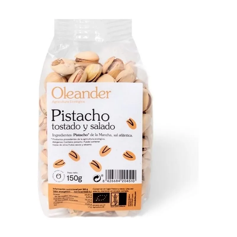 Pistacho Tostado Salado Bio 150g
