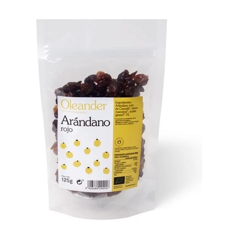 Arandano Rojo Deshidratado Sin Gluten Bio 125g