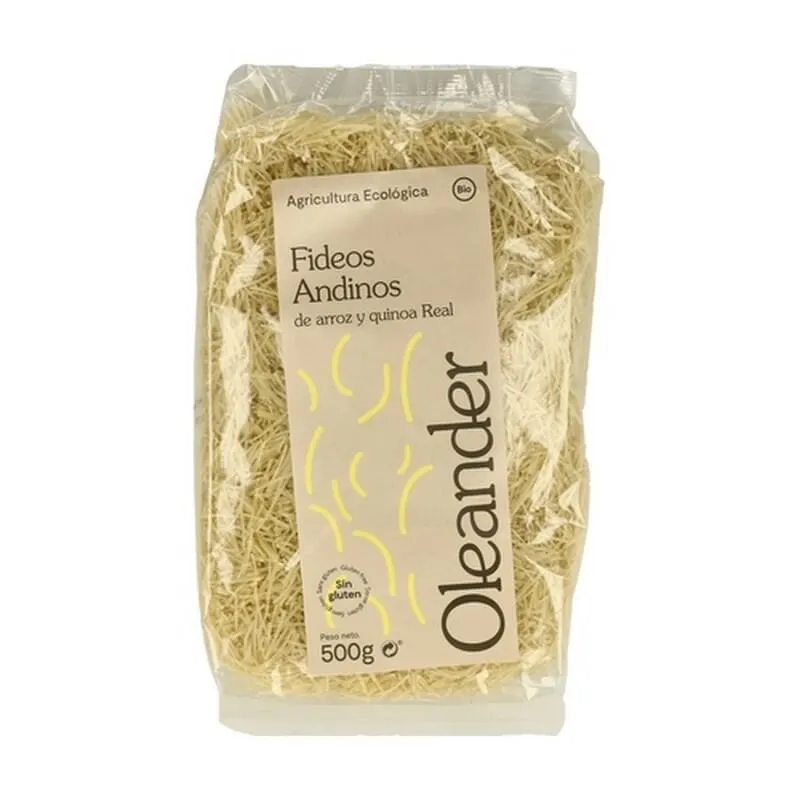 Fideos Cabello De Angel Andino Arroz y Quinoa Real 500g