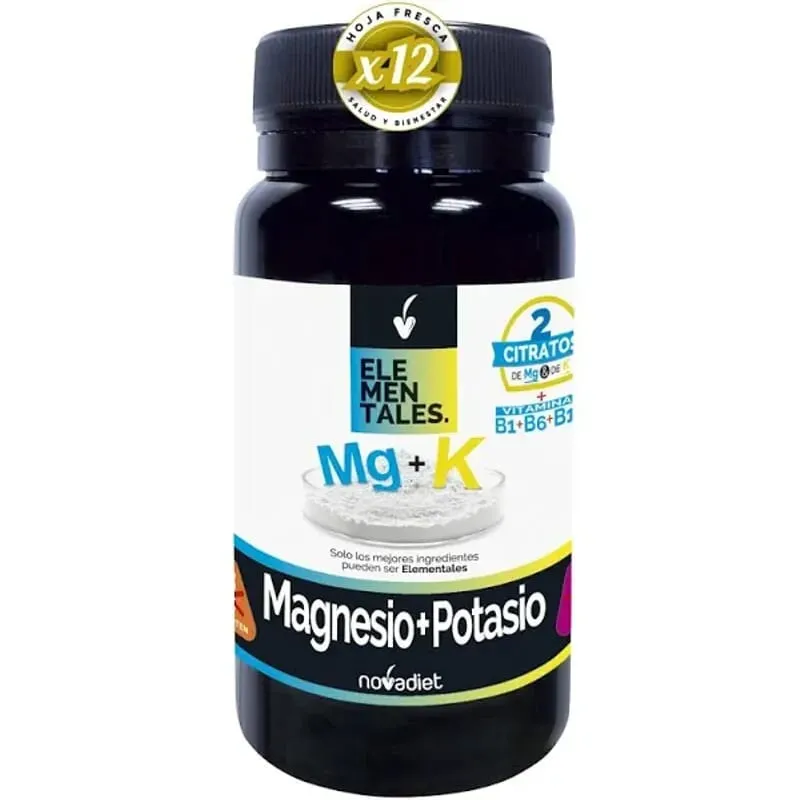 Elementales Magnesio + Potasio 60 Tabs