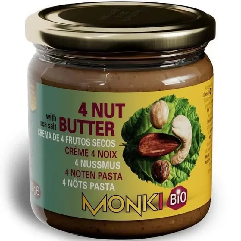 Crema De 4 Frutos Secos 330g