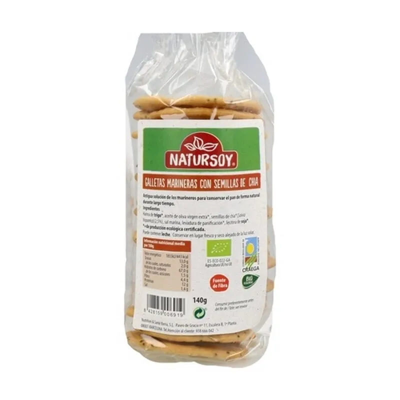 Galletas Saladas Marineras Chia Bio 140g